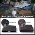 thumbnail image 4 of Minimalist Slim Wallet for Men, Premium Leather Wallet with Money Clip, RFID Blocking Front Pocket Stylish Bifold Wallet (Black 01), 4 of 5