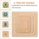 thumbnail image 4 of Rompecabezas de madera con diseño de girasol, tablero de rompecabezas de varias capas, rompecabezas de Panel 3D, juguetes educativos para edades tempranas para niños, recuerdo de fiesta de cumpleaños Ormromra WRLF-283-4, 4 of 9