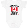 thumbnail image 3 of Inktastic Someone in Canada Loves Me Boys or Girls Baby Bodysuit, 3 of 5