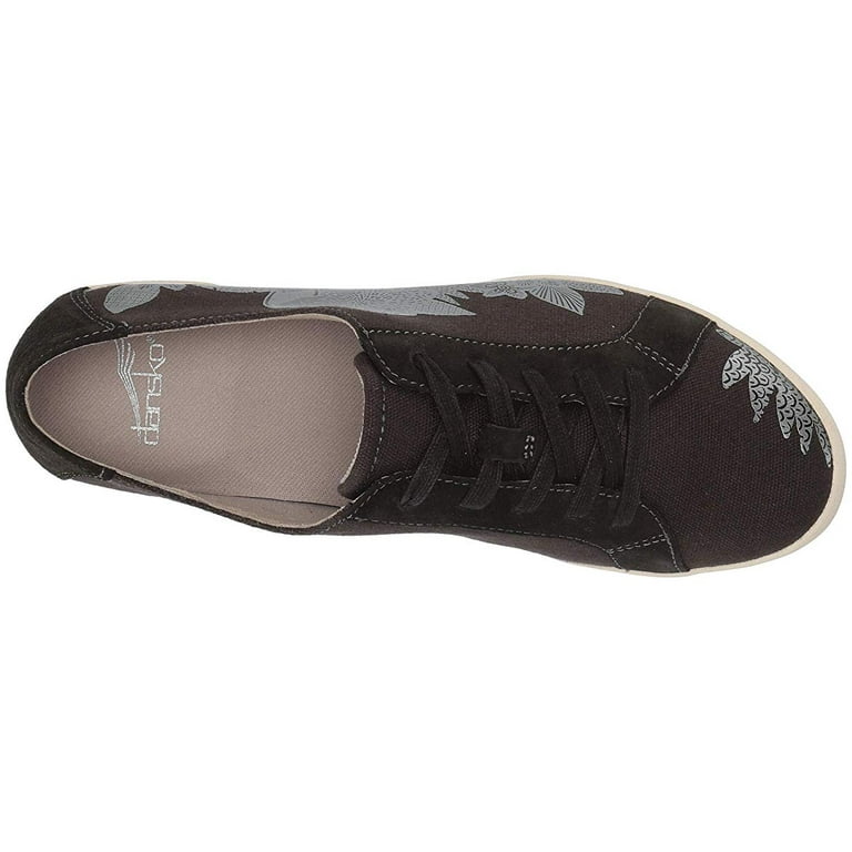 Dansko Women s Olisa Printed Canvas Black Ankle High Fabric