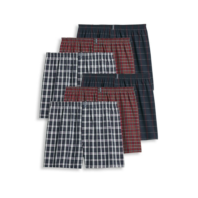 Jockey Boxeurs Classiques pour Hommes à Coupe Complète 5 Po - Lot de 6