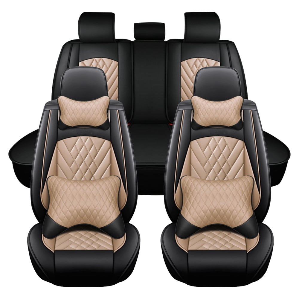 Car Seat Covers UFC 2 PCS /1 PCS Universal Full Set Car Seat Covers Compatible for Most Cars SUVs Trucks