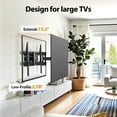 thumbnail image 4 of MountLiving Full Motion TV Wall Mount for 37-90 inch Screens, Dual Arm Design with Swivel & Tilt, Max VESA 600x400mm, 132 lbs, Fits 8"/12"/16" Studs, 4 of 8