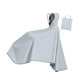 thumbnail image 2 of Poncho de lluvia para bicicletas, impermeable con capucha para hombres para mujeres, ropa de lluvia reutilizable, capa protectora para bicicletas de Gris, 2 of 8
