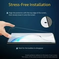 thumbnail image 4 of [1 Pack] Galaxy Note 10 Plus 6.8" Screen Protector & Camera Lens Protector, Allytech 3D Curved Edge Tempered Glass Support Fingerprint Sensor HD Clear Full Coverage for Samsung Galaxy Note10+, 4 of 8
