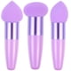 thumbnail image 1 of FELTECHELECTR 3 esponjas de maquillaje portátiles, accesorios cosméticos de maquillaje., 1 of 6