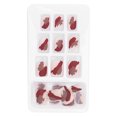 thumbnail image 1 of 24 Uds. De uñas postizas para mujer, pegamento de cobertura completa para uñas postizas, herramienta de manicura P147, 1 of 8