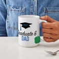 thumbnail image 4 of CafePress - Graduate & Dad 2017 Large Mug - 15 oz Ceramic Large White Novelty Mug, 4 of 6