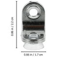 thumbnail image 2 of Minkissy 16pcs Shelf Bracket Support Holder for Home Installation Zinc Alloy Design, 2 of 8