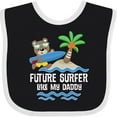 thumbnail image 3 of Inktastic Surfing Future Surfer Like Daddy Boys or Girls Baby Bib, 3 of 4