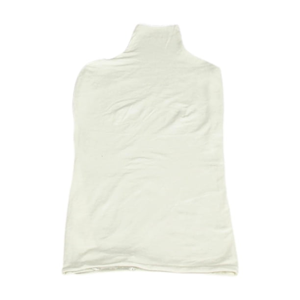 Funda de tela para maniquí, accesorios para maniquíes femeninos, tela a prueba de polvo para maniquíes. Seda de leche blanca