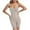 Beige, variant on Dealovy Bodysuits for Women Low Cut Slim Fitted Solid Color Shapewear Spaghetti Strap Sleeveless Basic Jumpsuits