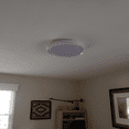 thumbnail image 4 of Depuley 18.9" Modern Dimmable LED Flush Mount Ceiling Light with Remote 3 Color Changeable Timing for Living Dining Room Bedroom, 4 of 10