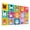 Color 2, variant on 8 Pack Art Acoustic Panels Sound Absorbing Rustic Wildlife Nature Themed Decorative Border Bears Leaves Decorative Soundproof Wall Panels Self Adhesive for Nursery Game Room Bedroom 48"x32"