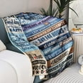 Wedding Anniversary Blanket Gifts for Him Her Best Romantic Anniversary