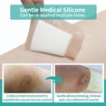 thumbnail image 5 of Ourmed Silicone Foam Dressing with Border Large Adhesive Waterproof Bandages, 4"X4", 5 Pieces, 5 of 11