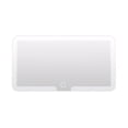 thumbnail image 1 of relayinert Car Vanity Mirror Durable Portable Three-color Light For Makeup Car Interior Rearview Mirror white, 1 of 6