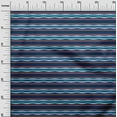 thumbnail image 2 of oneOone Viscose Chiffon Fabric Stripe & Diamond Geometric Printed Fabric 1 Yard 42 Inches Wide, 2 of 4