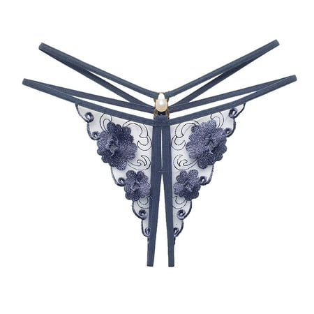 

Underwear For Women Transparent Embroidered Low Waist Hollow Feminine Stretch Women s Panties