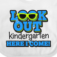 thumbnail image 4 of Inktastic Look out Kindergarten Here I Come Boys Baby Bib, 4 of 4