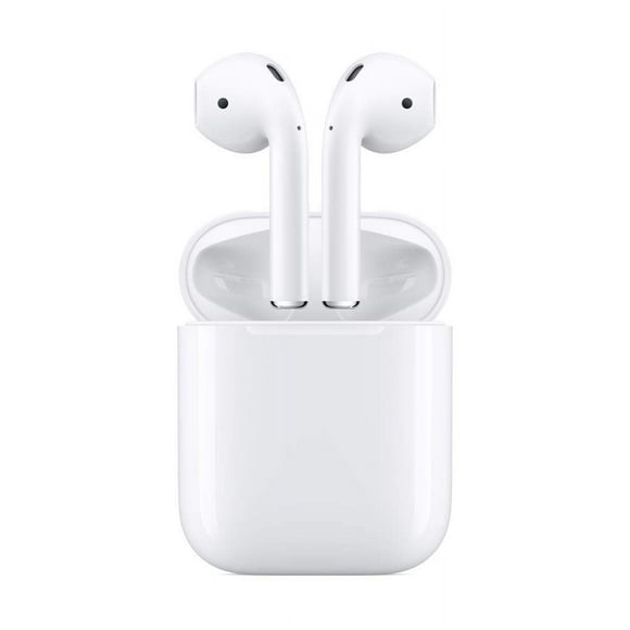 Refurbished Apple True Wireless Headphones with Charging Case, White, VIPRB-MV7N2AM/A