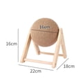 thumbnail image 2 of Coloody Cat Scratcher Toy Natural Sisal Cat Scratching Ball For Cat Kitten(6.3inch), 2 of 7