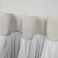 thumbnail image 7 of Exclusive Home Catarina Layered Solid Room Darkening Blackout and Sheer Hidden Tab/Rod Pocket Top Curtain Panel Pair, 52"x108", Cloud Grey, Set of 2, 7 of 7