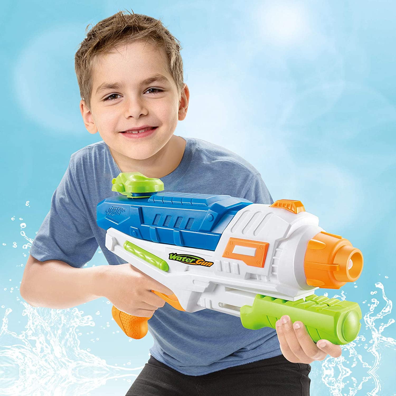 Water Gun For Kid 2 Pack 600cc High Capacity Super Squirt Gun 32 Feet Long Shooting Range Water Soaker Blaster Outdoor Swimming Pool Party Water Fighting Toy For Adult 1 Pack Water Gun For Kid 2 Pack 600cc High Capacity Super Squirt Gun 32 Feet Long Shooting Range Water Soaker Blaster Outdoor Swimming Pool Party Water Fighting Toy For Adult 1 Pack