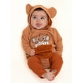 thumbnail image 4 of The Lion King Newborn Baby Boys Cosplay Simba Hooded Bodysuit and Pants, 2-Piece Outfit Set, Sizes 0/3 Months - 24 Months, 4 of 9