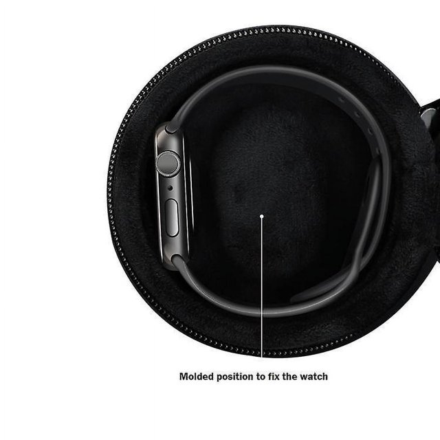 Estuche de viaje para un solo reloj: Caja organizadora portátil para relojes, estuche para relojes de viaje con 1 ranura para hombres y mujeres, se adapta a todos los relojes de pulsera y relojes int