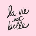 thumbnail image 2 of Dos Santos, Bella 15x15 White Modern Wood Framed Museum Art Print Titled - La Vie Est Belle, 2 of 4