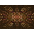 thumbnail image 1 of Ahgly Company Machine Washable Indoor Rectangle Transitional Saddle Brown Area Rugs, 8' x 10', 1 of 7
