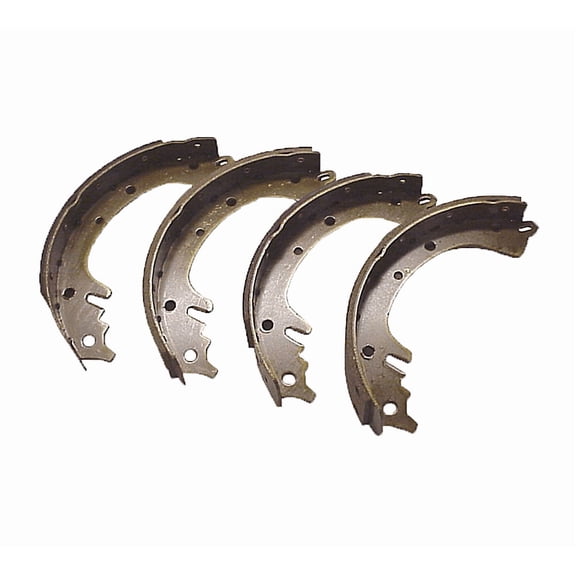 Drum Brake Shoes, Riveted, 9" x 1-3/4" Replaces Perkins 2530-00-307-8860, 807376, MIL807376 OEM - Set of 4