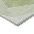 thumbnail image 4 of HomeRoots 579527 9 x 12 ft. Geometric Washable Indoor & Outdoor Rectangle Area Rug, Artichoke Green, Mint Green & Sage, 4 of 5