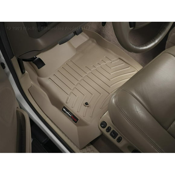 Weathertech Floor Liner 450021 FloorLiner; Molded Fit; Tan; Thermoplastic Polyolefin TPO Vacuum Formed Material; 2 Piece