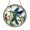 Acrylic 3.5 Inch, variant on Emerald Hummingbird Stained Glass Suncatcher, Botanical Window Hanging Decor