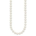 thumbnail image 2 of Primal Gold 14 Karat Yellow Gold 7-8mm White Near Round Freshwater Cultured Pearl Necklace, 2 of 4