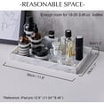 𝟏𝟎𝟎 Marble Vanity Tray (12x7in), Counter Organizer for Bathroom