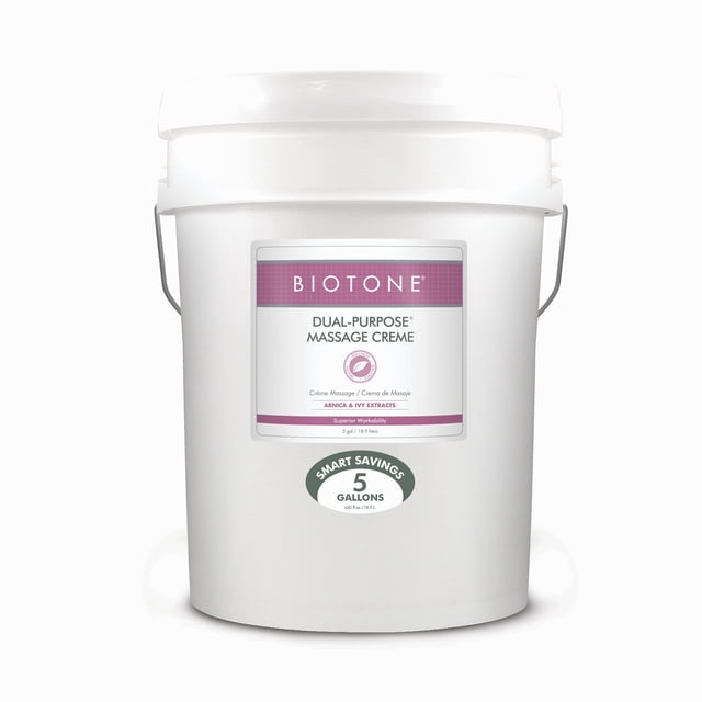 Crema de masaje BIOTONE de doble uso con extractos de árnica e hiedra