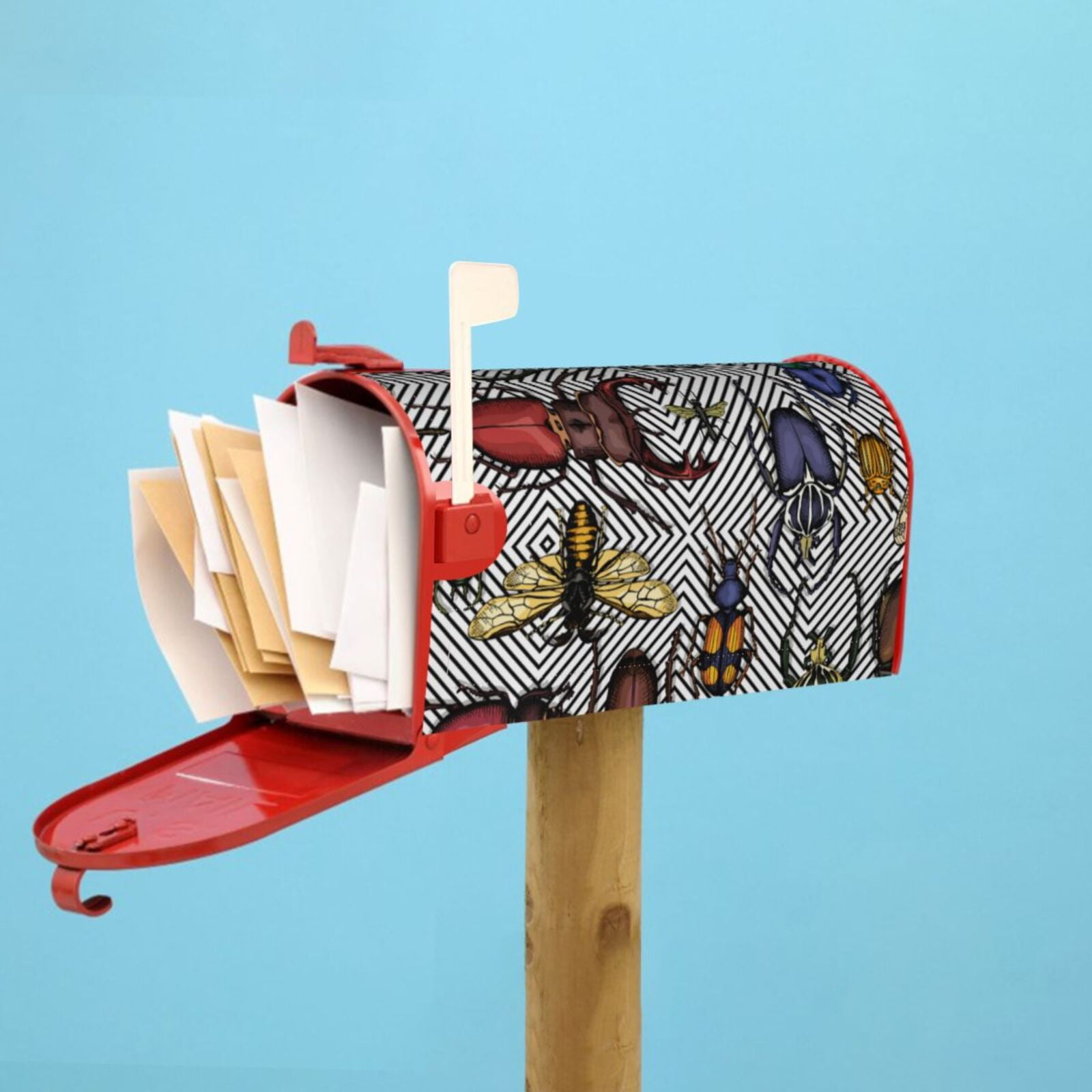 Kdxio Magnetic Mailbox Cover 21x18 in Mailbox Cover Outdoor Decoration Holiday Mailbox Covers for Home Garden Yard-21x18 in