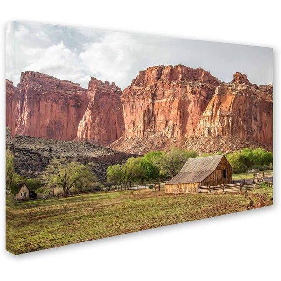Trademark Fine Art "Capitol Reef Scenic" Canvas Art by Pierre Leclerc