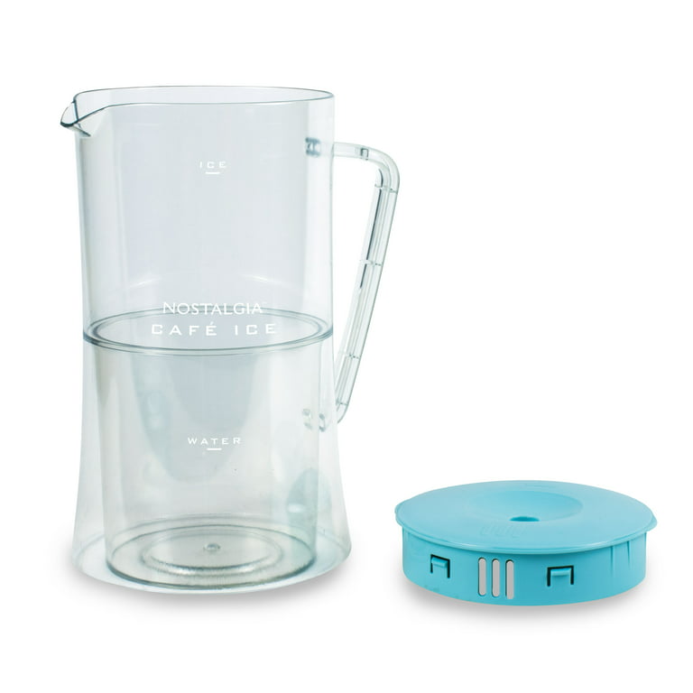 Nostalgia CIT3PLSAQ 3-Quart Iced Tea and Coffee Brewing System with Plastic  Pitcher, Aqua 