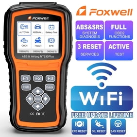Foxwell NT630 Plus Bidirectional SRS SAS ABS Bleeding OBD2 Scanner Code Reader Diagnostic Tool
