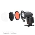 thumbnail image 2 of FlyFlise TRIOPO Speedlite Kit d'Accessoires de Modification de Lumière Flash avec Adaptateur Universel Magnétique + Diffuseur, 2 of 8