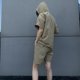 thumbnail image 2 of Pata Bata nuevo color sólido verano hombres y mujeres pantalones cortos de manga corta traje de moda para hombres, 2 of 4