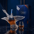 thumbnail image 4 of Goose Whiskey Decanter Glass Bottle, Unique Glass Sculpted Bottle Gift for Tableware Fathers Day Gift, 4 of 8