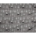 thumbnail image 4 of oneOone Polyester Lycra Medium Gray Fabric Men|Guitar & Piano Musical Instrument Sewing Craft Projects Fabric Prints By Yard 56 Inch Wide, 4 of 4
