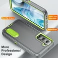 thumbnail image 4 of TECH CIRCLE for Samsung Galaxy S23 Case, Anti-Drop Hybrid Heavy Duty Protective Phone Cover Shockproof Rugged Military Bumper Tough Kickstand Cover for Samsung Galaxy S23 6.1 inch 2023,Gray, 4 of 6