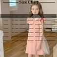 thumbnail image 2 of Big Girls Tulle-Dresses 2025 Size 3-14 Teens Kids Cute Ruffle Sleeve Button Collared Pullover Comfort Vacation Dresses, 2 of 5