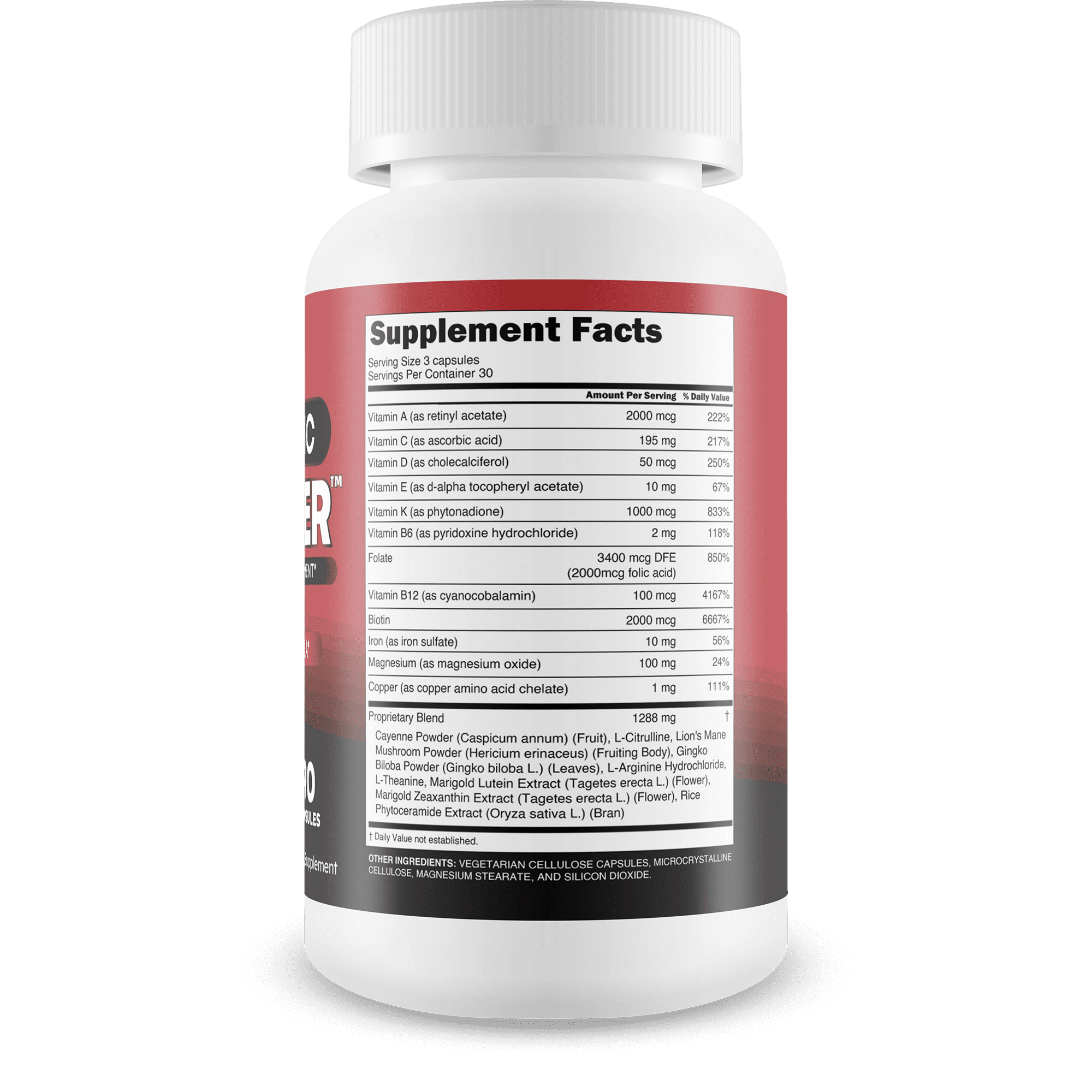 Pro Nitric Recover - Improved Formula - Our Best Blood Flow Supplement - Nitric Oxide Circulation & Vein Support - Healthy Blood Flow Circulation Supplements for Men Blood Vitamin Blood Flow Booster